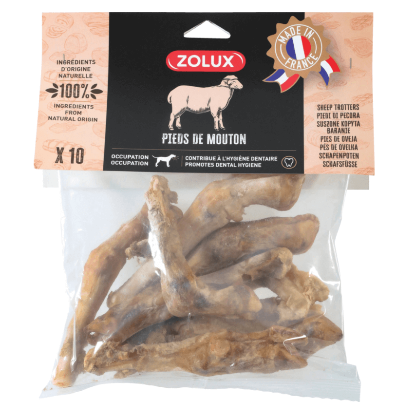 ZOLUX Przysmak naturalny dla psa Nóżka barania 10 szt., 500 g