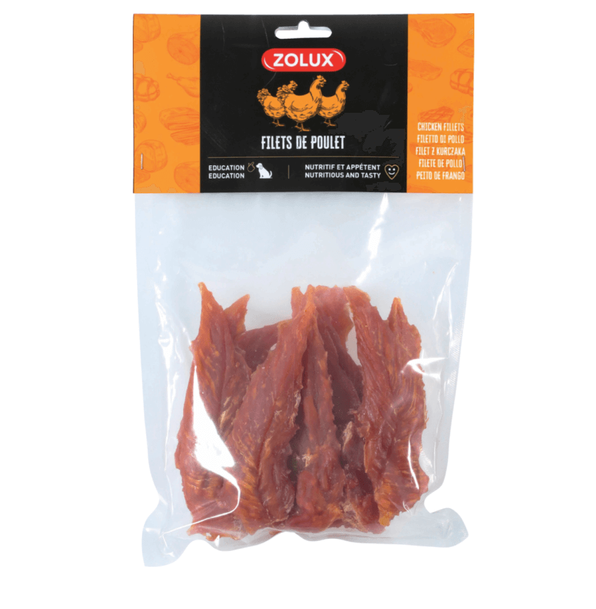 ZOLUX Przysmak naturalny dla psa – Filet z kurczaka 300 g