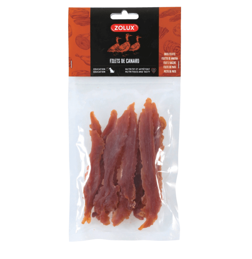 ZOLUX Przysmak naturalny dla psa Filet z kaczki 70 g