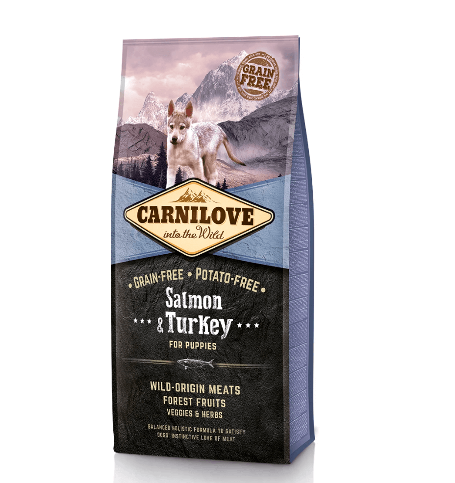 Carnilove Puppy – łosoś i indyk dla szczeniąt i suk w ciąży