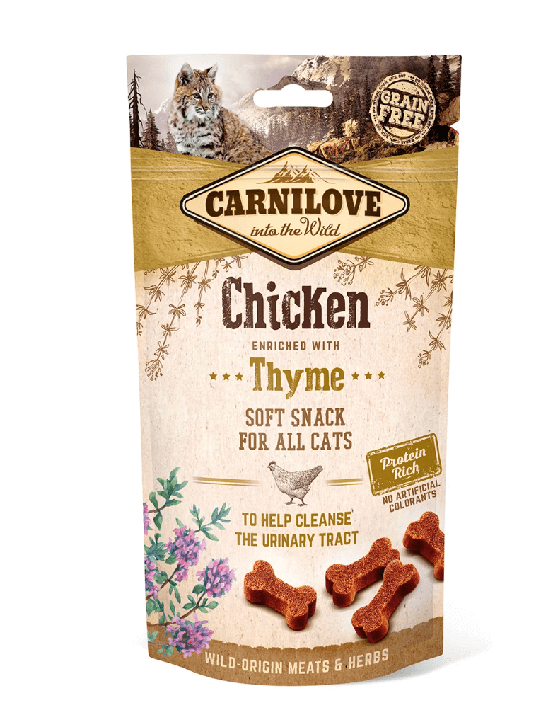 Carnilove Przysmak Kurczak & Tymianek dla kota 50g
