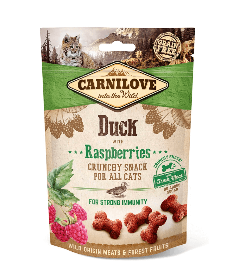 Carnilove Przysmak Kaczka & Malina dla kota 200g