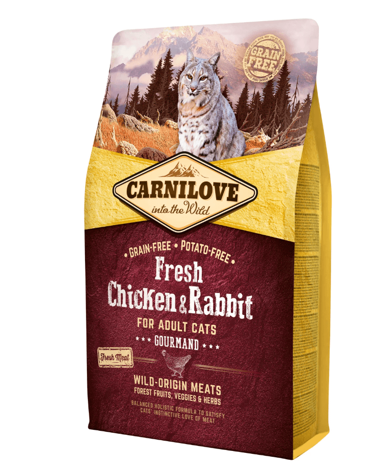 Carnilove Cat - cat food for cat chicken and rabbit for adult cats