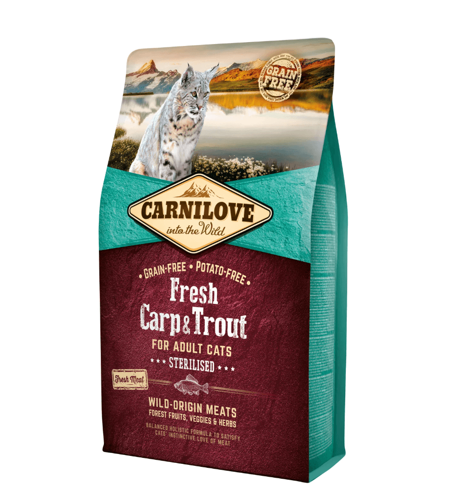 Carnilove Sterilised – karp i pstrąg dla dorosłych kotów