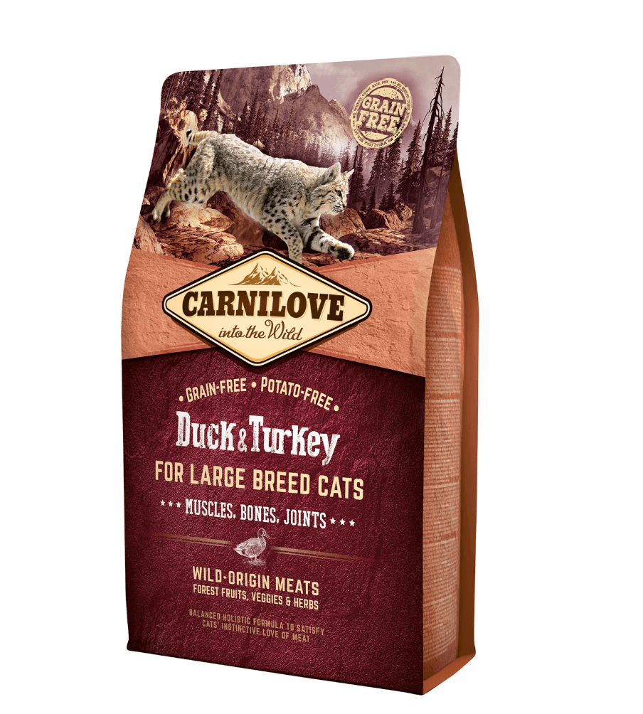 Carnilove Large Breed – Kaczka & Indyk dla kotów