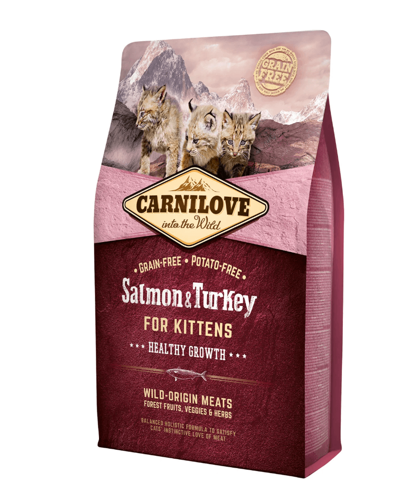 Carnilove Kitten – karma la kota łosoś i indyk dla kociąt
