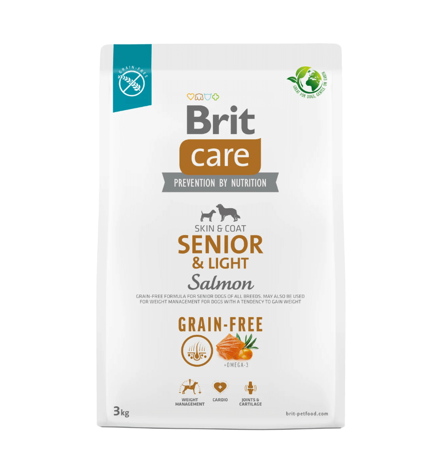 Brit Care Senior Light Salmon - Dog food 7+