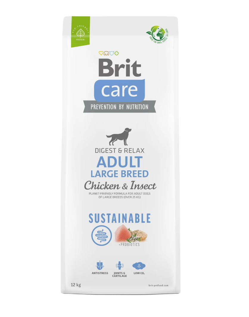 Brit Care Large Breed - chicken and insects, ecological formula