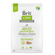 Brit Care Medium Breed - chicken and insects, eco recipe