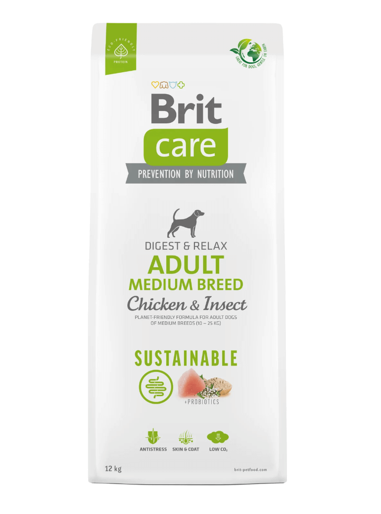 Brit Care Medium Breed - chicken and insects, eco recipe