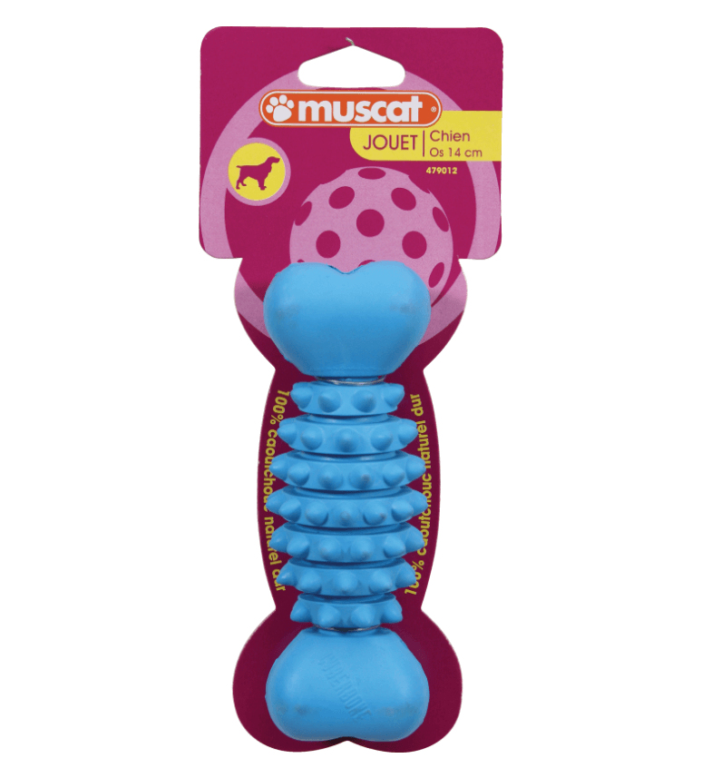 Zolux hard rubber bone 12 cm - toy for a dog