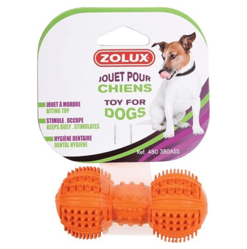 Zolux rubber dental 9 cm - dog's teeth hygiene