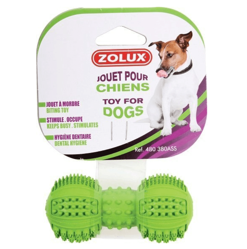 Zolux rubber dental 9 cm - dog's teeth hygiene