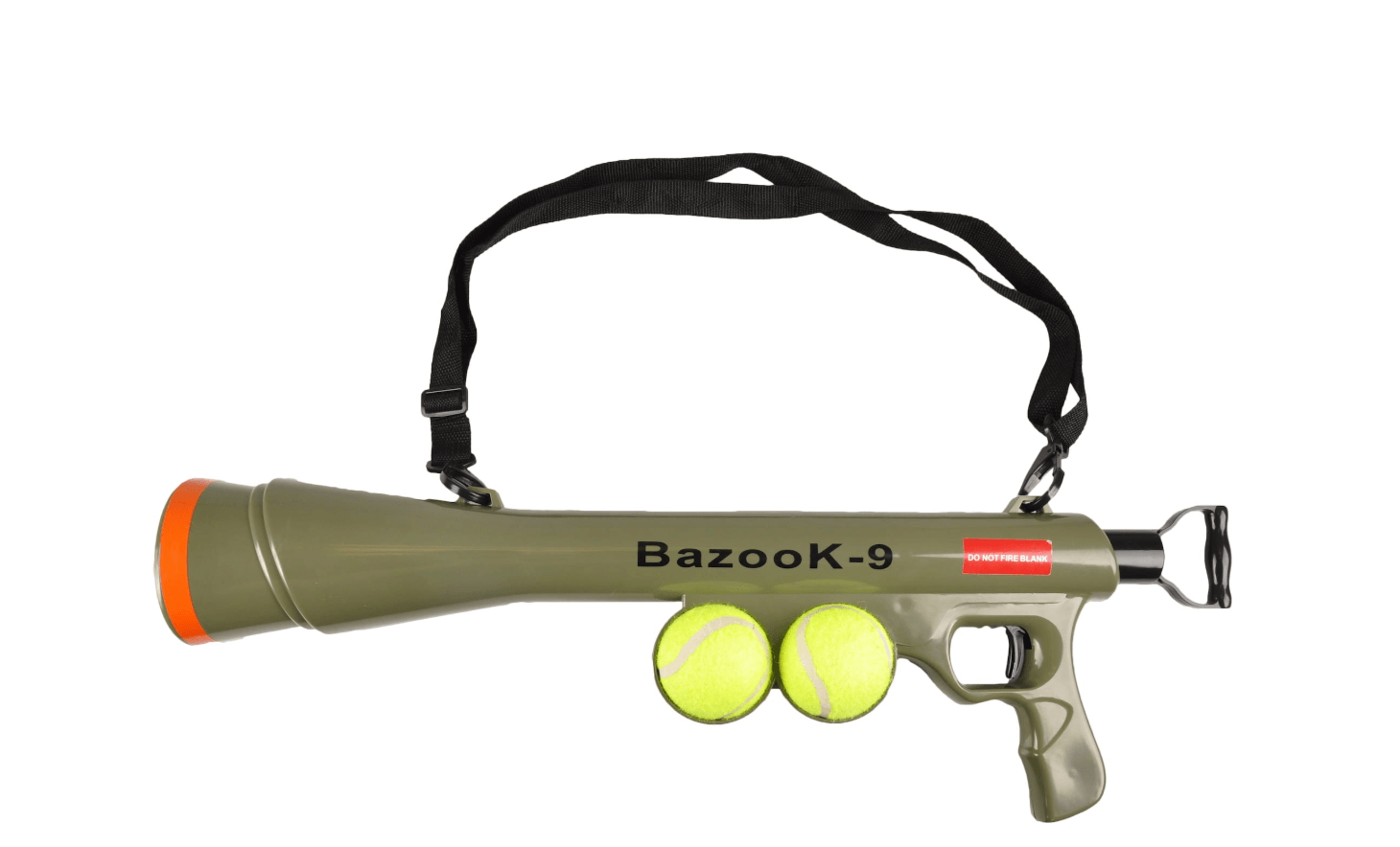 Flamingo Bazooka for a dog - a launcher with 2 tennis balls