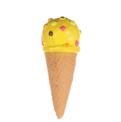 Flamingo latex ice cream - a squeaking toy for a dog