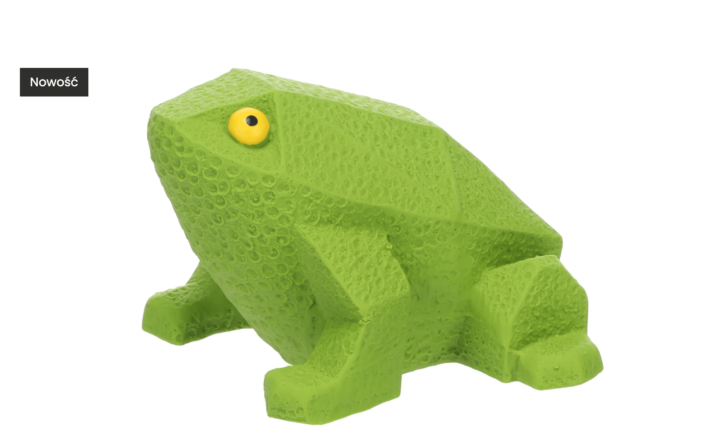 Flamingo frog cream - a latex toy with a pipe