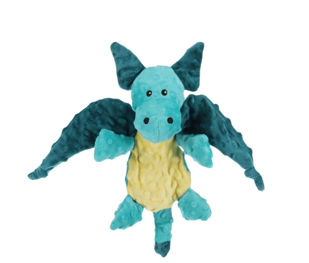 Flamingo Smok - turquoise plush toy with pipe