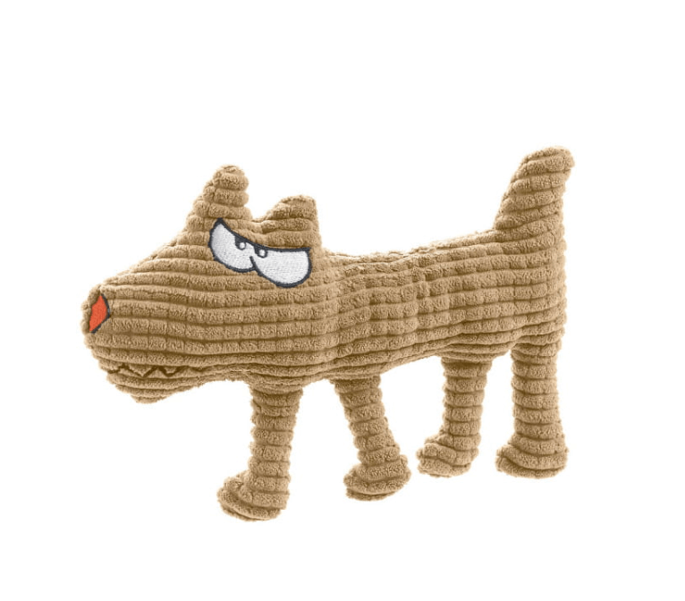 Hunter Barry - a corduroy wolf with a pipe 13 cm