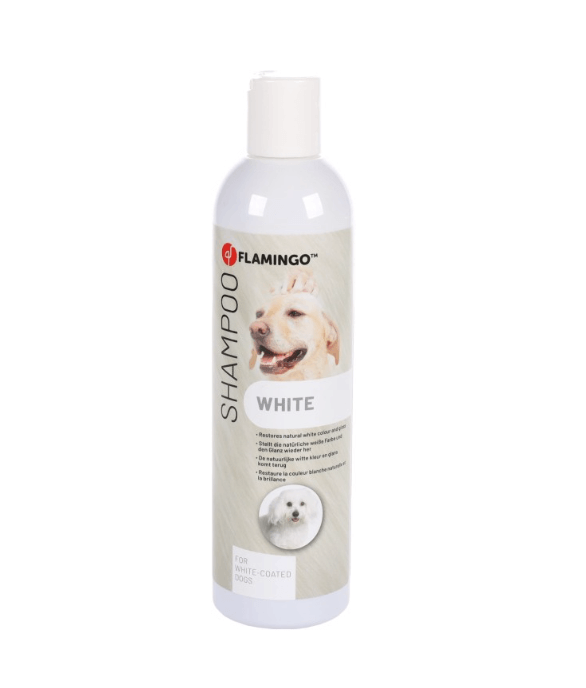 Flamingo dog shampoo with white hair 300 ml