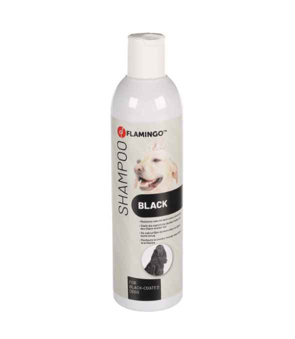 Flamingo dog shampoo with black hair 300 ml