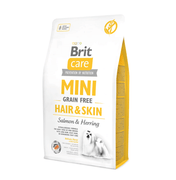 Brit Care Mini Hair & Skin Saumon et Hareng sans-sans