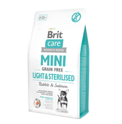 Brit Care Mini Light & Sterilized - rabbit and salmon, non -free