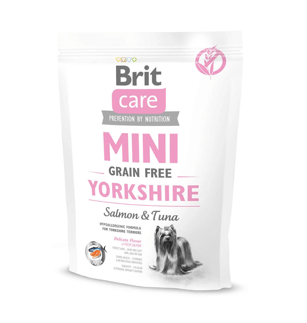 Brit Care Mini Yorkshire Terrier - salmon and tuna, non