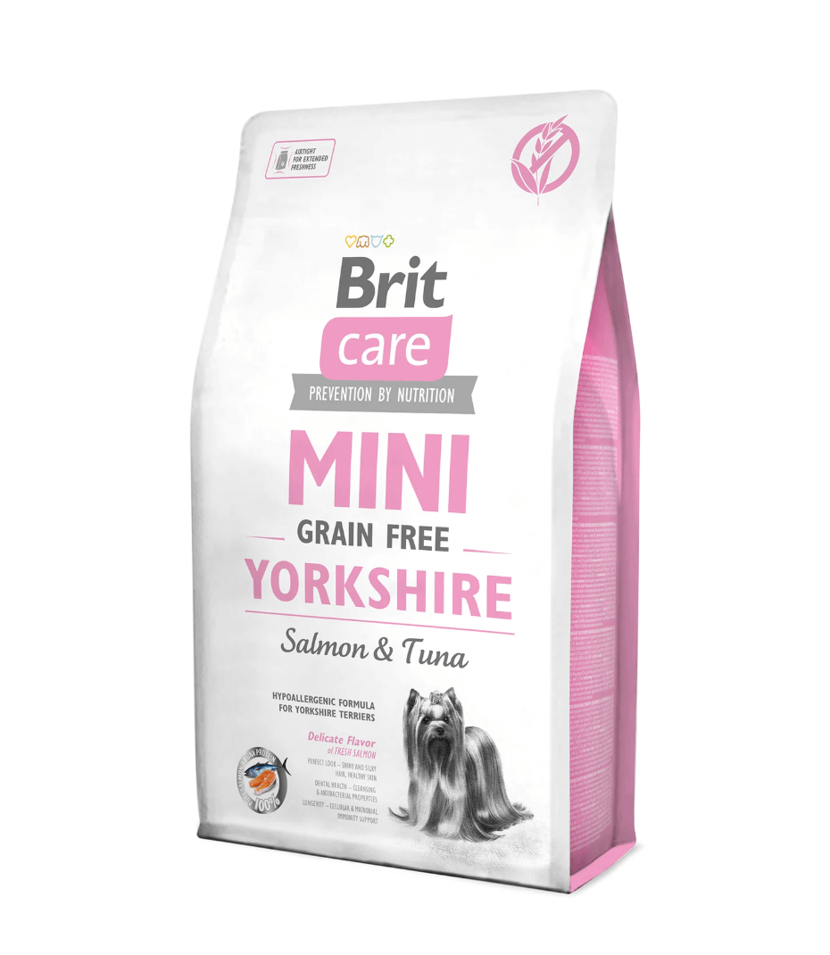 Brit Care Mini Yorkshire Terrier - salmon and tuna, non