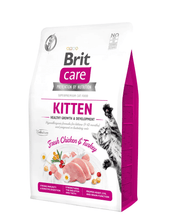 Brit Care Cat Kitten - chicken and turkey, healthy development without cereals