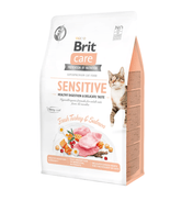 Brit Care Cat Sensitive - turkey and salmon, healthy digestion