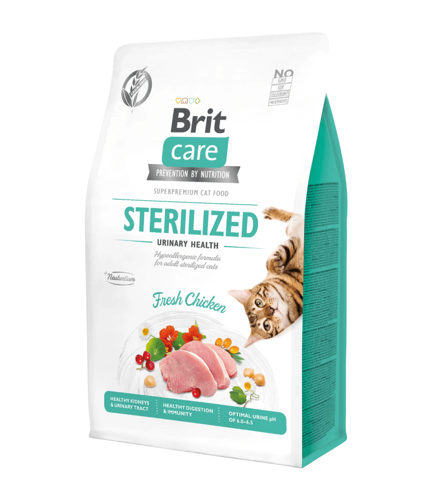 Brit Care cat sterilized - chicken, healthy urinary tract and immunity