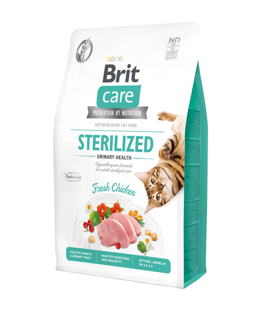 Brit Care cat sterilized - chicken, healthy urinary tract and immunity