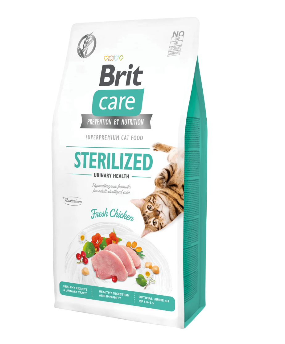 Brit Care cat sterilized - chicken, healthy urinary tract and immunity