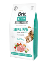 Brit Care cat sterilized - chicken, healthy urinary tract and immunity