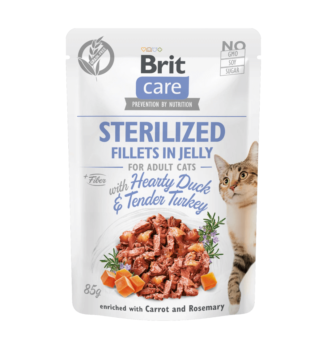 Brit Care Duck & Turkey 85g – mokra karma dla kota