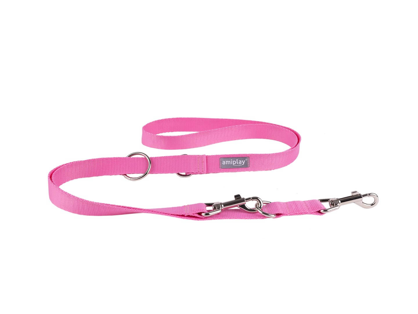 Dog Leash Adjustable 6in1 Amiplay Popular in Pink