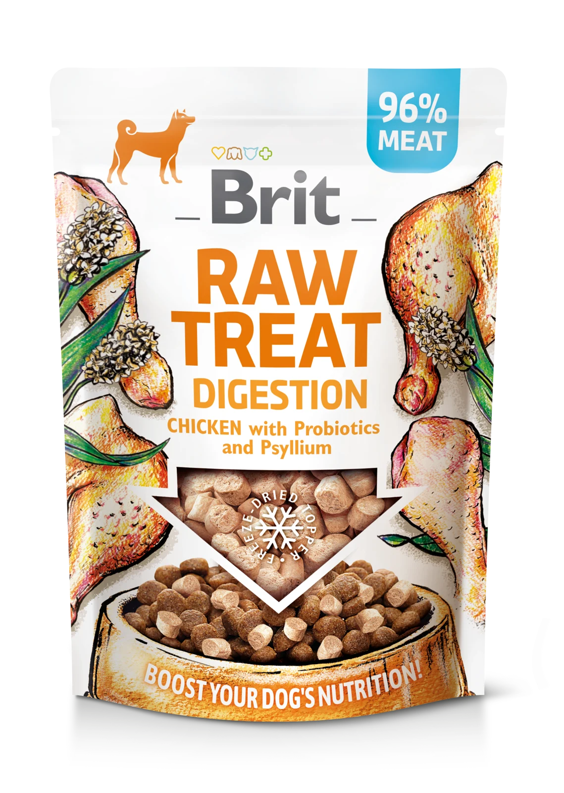 Brit Raw Treat Chicken 40g - freeze -dried with probiotics
