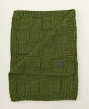 Dog blanket "Chess" - green (50 × 70 cm)