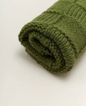 Dog blanket "Chess" - green (50 × 70 cm)