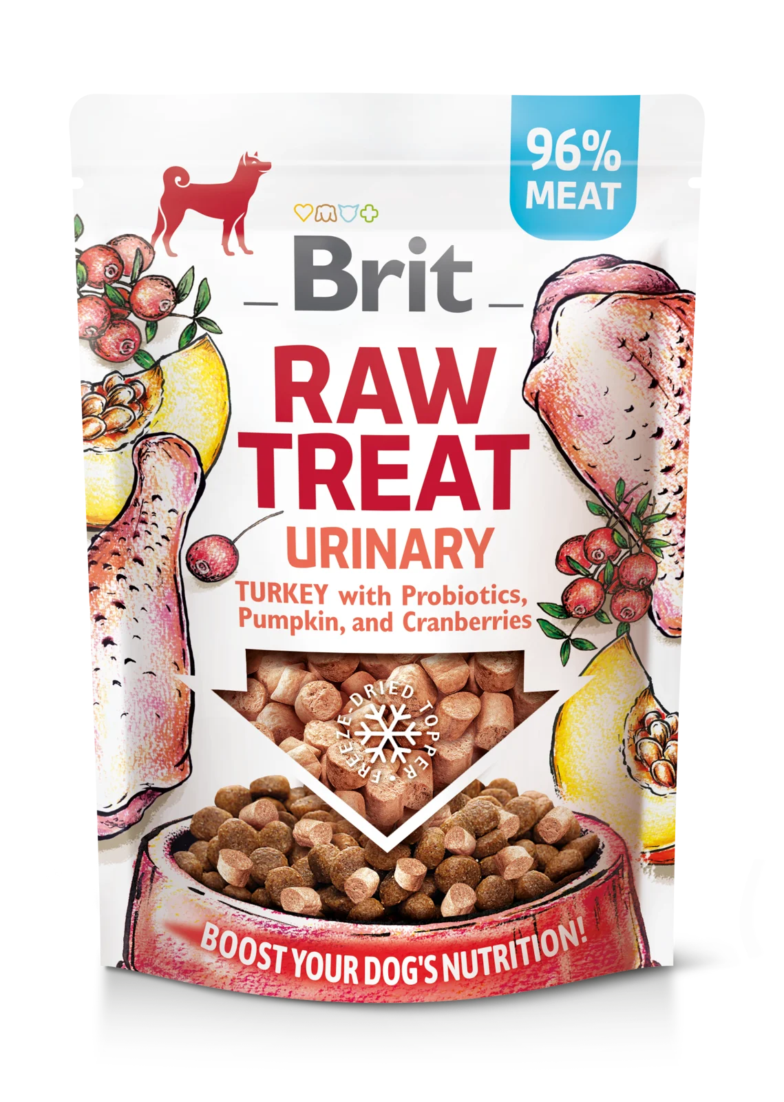BRIT RAW TREAT URINARY TURKEY - freeze -dried, 40g