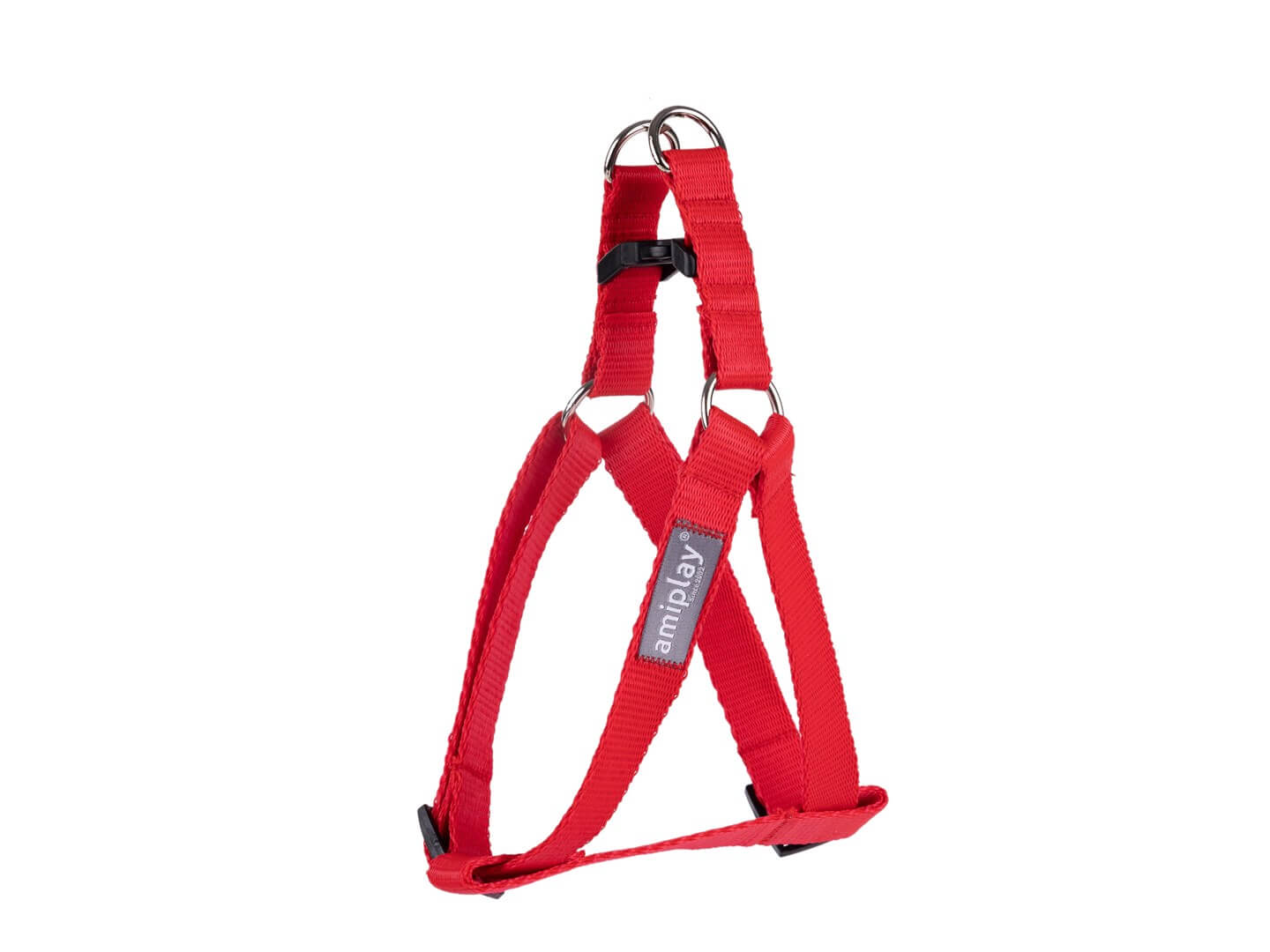 Szelki dla psa Regulowane Amiplay Popular w kolorze czerwonym