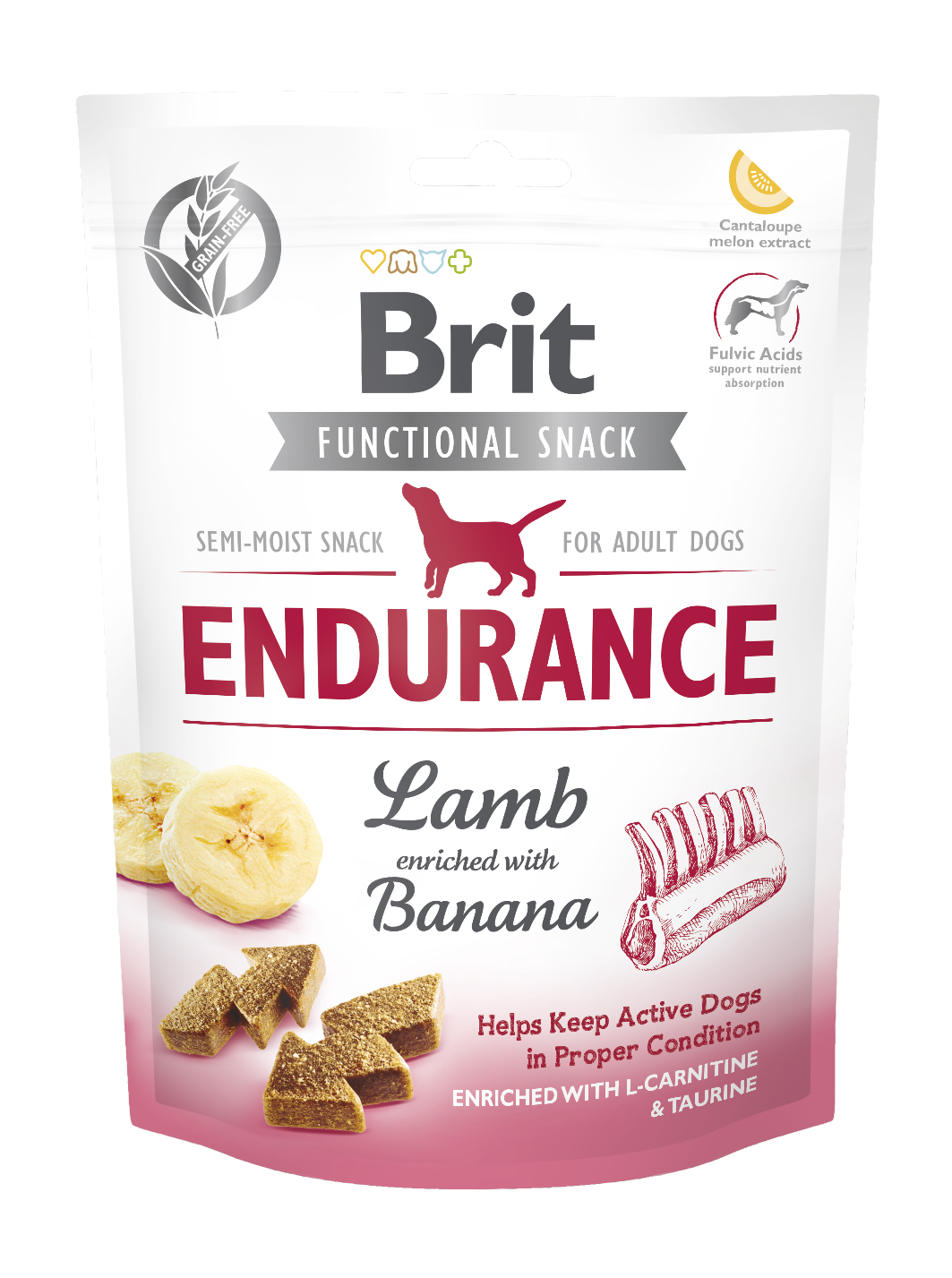 Brit Functional Endurance Lamb - delicacies for active dogs 150g