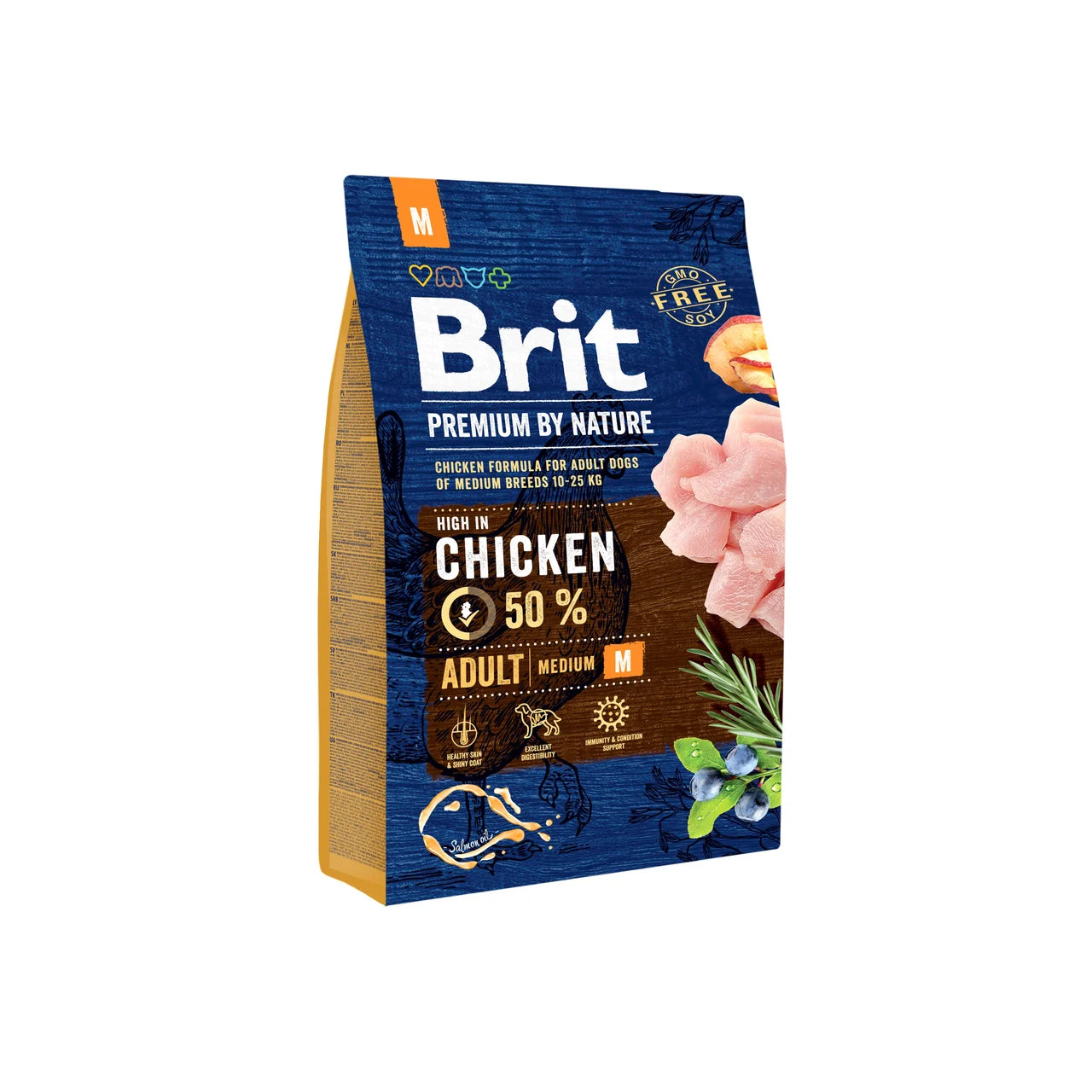 Brit Premium Adult M - Chicken for medium breed dogs