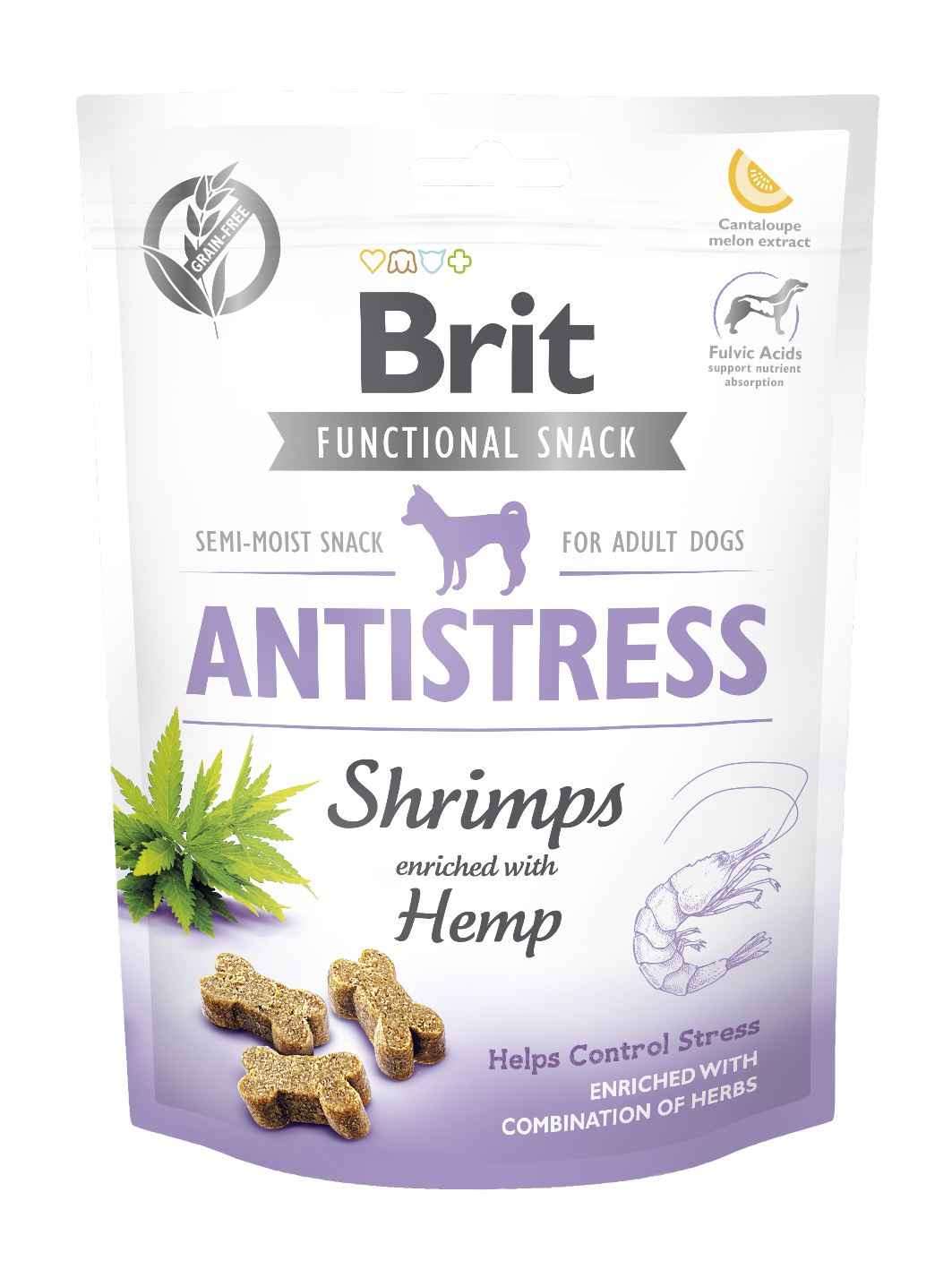 Brit Functional Antistress Shrimp - Stress delicacies