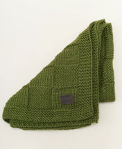 Dog blanket "Chess" - green (50 × 70 cm)