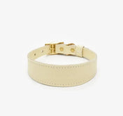 "Almond" dog collar - elegance, durability and hand-made