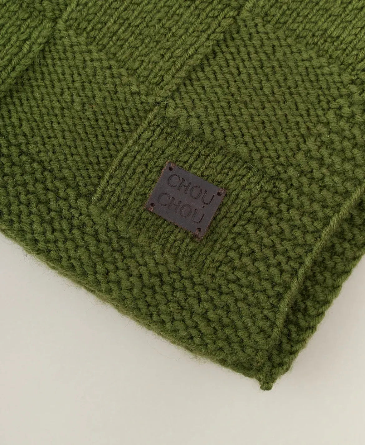 Dog blanket "Chess" - green (50 × 70 cm)