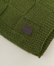 Dog blanket "Chess" - green (50 × 70 cm)