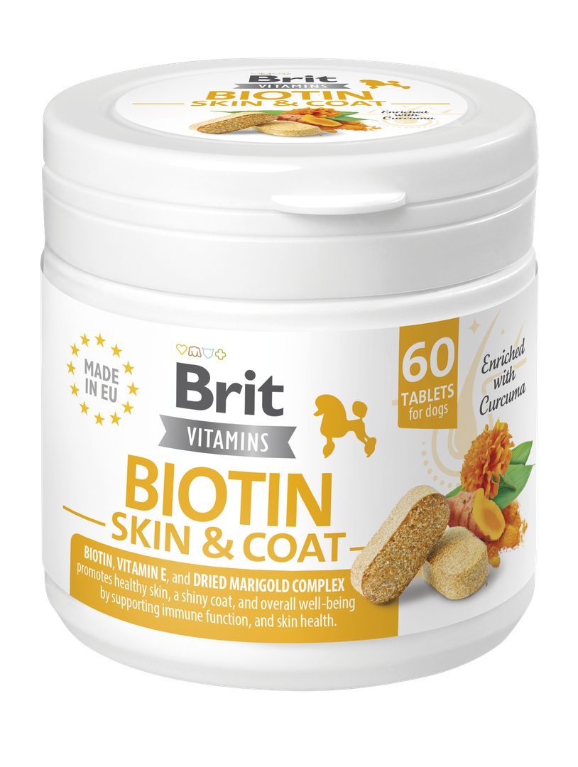 Brit Biotin Skin & Coat – zdrowa skóra i lśniąca sierść