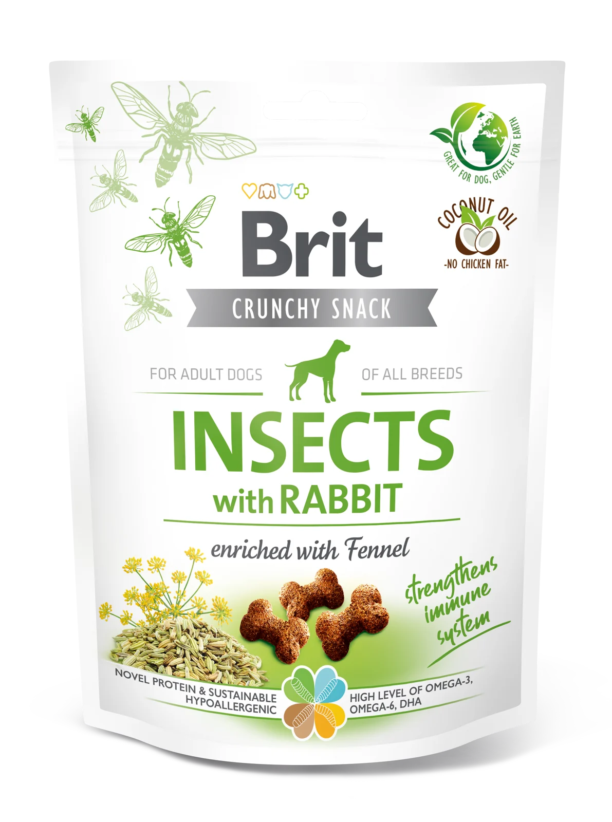 BRIT CARE INSECT & RABBIT with a dill - Treats for a dog